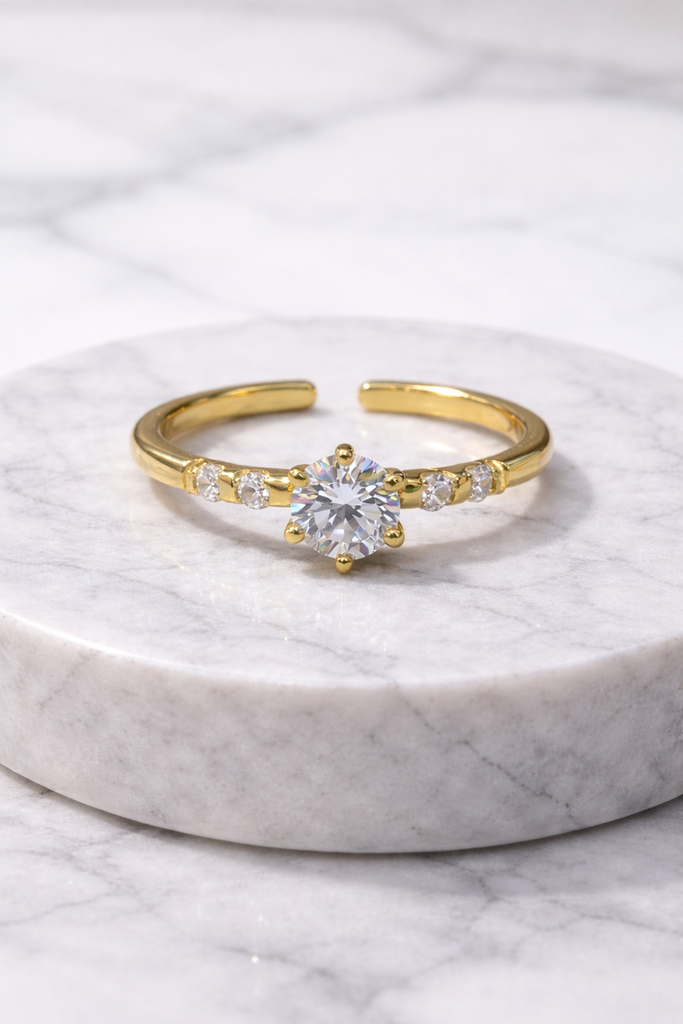 Anillo Radiant Solitaire